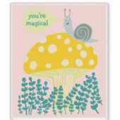 Sticker Escargot de Whimsical sur Champignons Magiques PER (Devant)