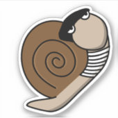 Sticker Escargot French Snail (Devant)