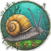 Sticker Escargot Mignon (Devant)