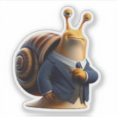 Sticker escargot.patron escargot (Devant)