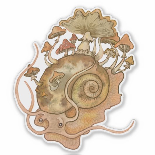 Sticker Escargot Shroom (Devant)