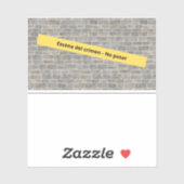 Sticker Escena del crimen (Feuille)