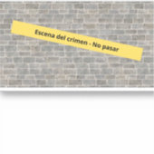 Sticker Escena del crimen (Devant)