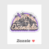 Sticker Escondido, Californie (Feuille)