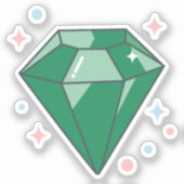 Sticker Esmeralda cutie (Recto)