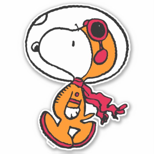 Sticker ESPACE | Astronaute de Snoopy (Devant)