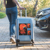 Sticker Espace cimetière crâne Halloween Galaxie des horre (Valise Insitu)