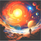 Sticker Espace extérieur (Devant)