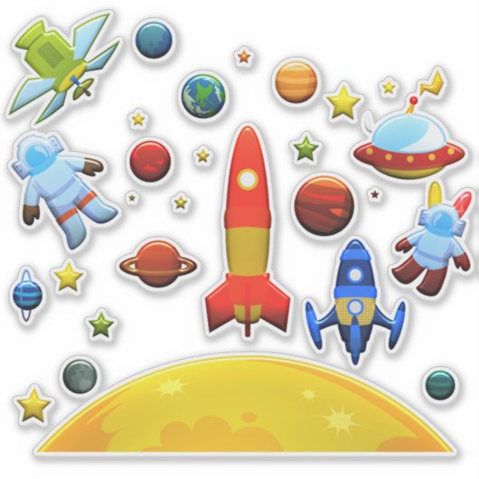 Sticker Espace extérieur (Devant)