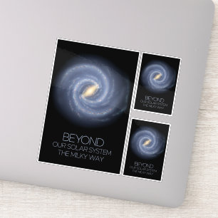 Sticker Espace Extérieur, Galaxie, Voie Lactée, Cosmos, Un