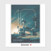 Sticker Espace extra-atmosphérique, Système solaire, 10 an (Feuille)