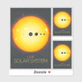 Sticker Espace extra-atmosphérique, Système solaire, Solei (Feuille)
