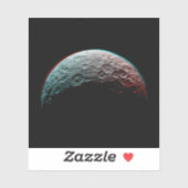 Sticker Espace noir et planète dans le système solaire. As (Feuille)