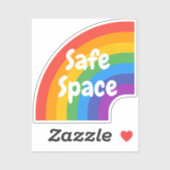 Sticker Espace sécurisé (Feuille)