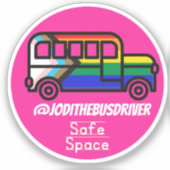 Sticker Espace sûr (Recto)