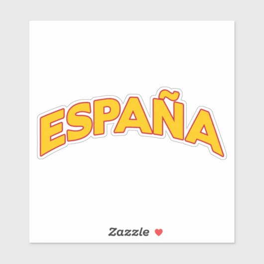 Sticker Espagne 5 (Feuille)
