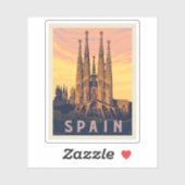 Sticker Espagne | Familia Sagrada (Feuille)