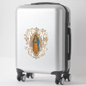 Sticker espagnol de la Vierge religieuse Marie Gua (Sur valise)