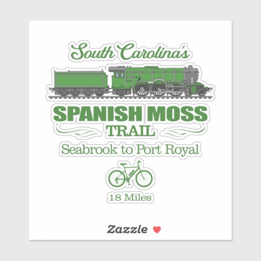Sticker Espagnol Moss Trail (RT2) (Feuille)