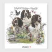 Sticker Espagnol Springer anglais, Art (Feuille)