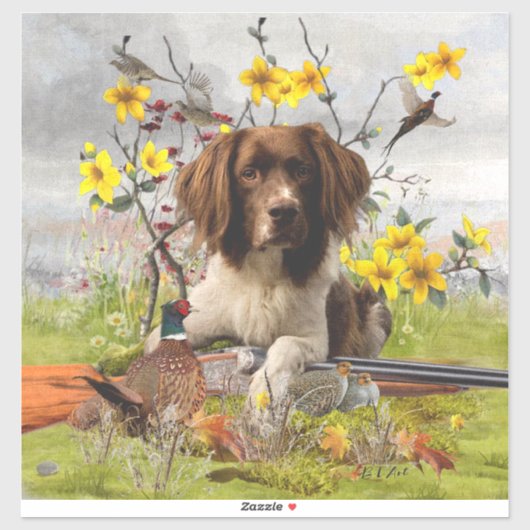 Sticker Espagnol Springer anglais, Art (Feuille)