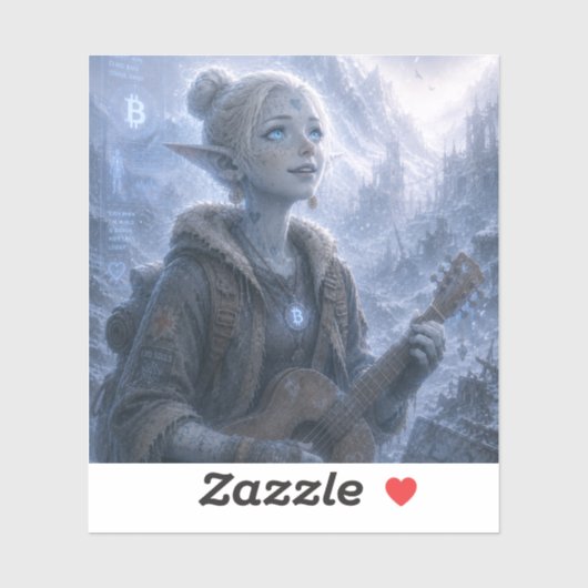 Sticker Espoir / Barde / Frontière gelée (Feuille)