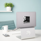 Sticker ESPOIRànouveau (Ordinateur portable sur le bureau)
