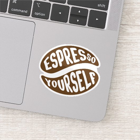 Sticker Espresso Yourself (Détail)