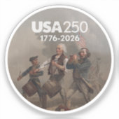 Sticker Esprit de 76 - 250e anniversaire de l'Amérique (Recto)