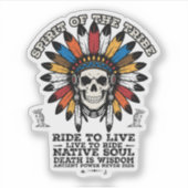 Sticker Esprit De La Tribu (Devant)