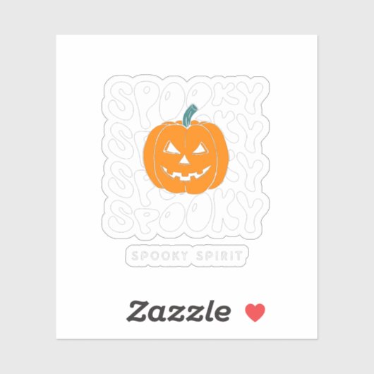 Sticker Esprit éffrayant (Feuille)