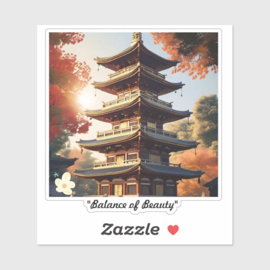 Sticker "Essence orientale" (Feuille)