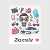 Sticker Essentials de style étoile (Fabian) (Feuille)