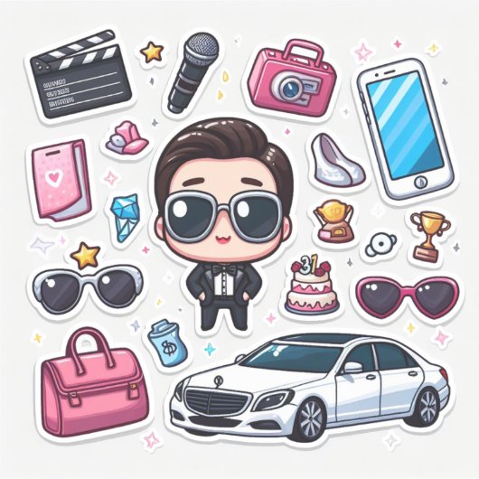 Sticker Essentials de style étoile (Fabian) (Recto)