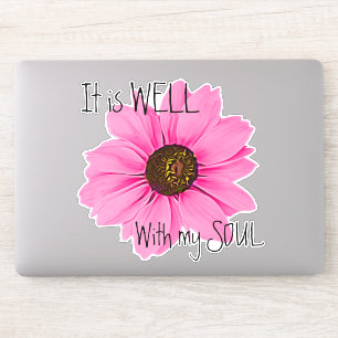 Sticker Est Bien Avec Soul Rose Daisy Citation Inspiration