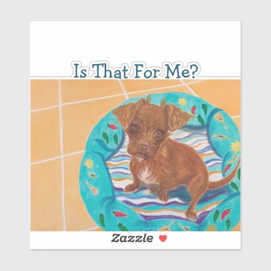 Sticker Est-Ce Pour Moi ? (Feuille)