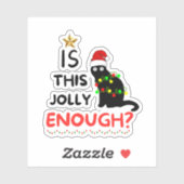 Sticker Est-Ce Que C'Est Assez Jolly, Grinch De Noël (Feuille)