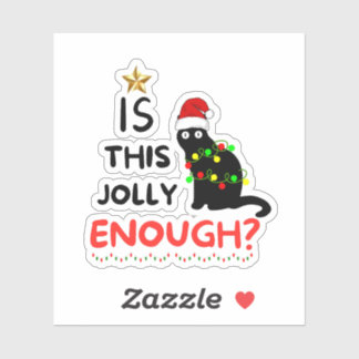 Sticker Est-Ce Que C'Est Assez Jolly, Grinch De Noël