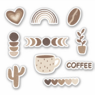Sticker esthétique Brown confortable