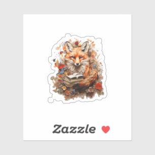 Sticker esthétique Cottagecore avec livre Goblincore migno