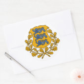 Sticker - Estonian Crest/Eesti Vapp (Envelop)