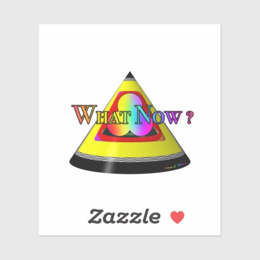 Sticker Et maintenant ? (Feuille)