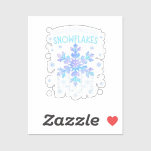 Sticker Étaler la gentillesse comme les flocons de neige E
