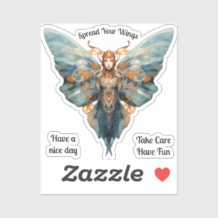 Sticker Étaler vos ailes papillon steampunk