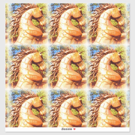 Sticker étalons de mustang (Feuille)