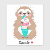 Sticker Etanche Chillin' Sloth (Feuille)