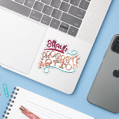 Sticker Étape 1 : Procrastination (Ordinateur portable avec iPhone)