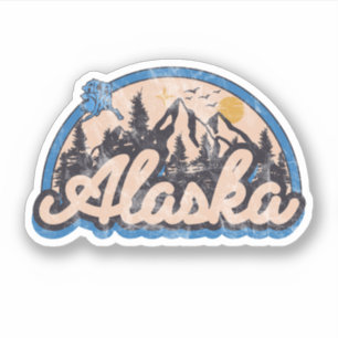 Sticker État d'Alaska