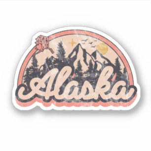 Sticker État d'Alaska