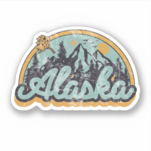 Sticker État d'Alaska